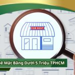 Cho thuê mặt bằng dưới 5 triệu TPHCM